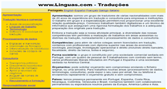 Desktop Screenshot of linguas.com